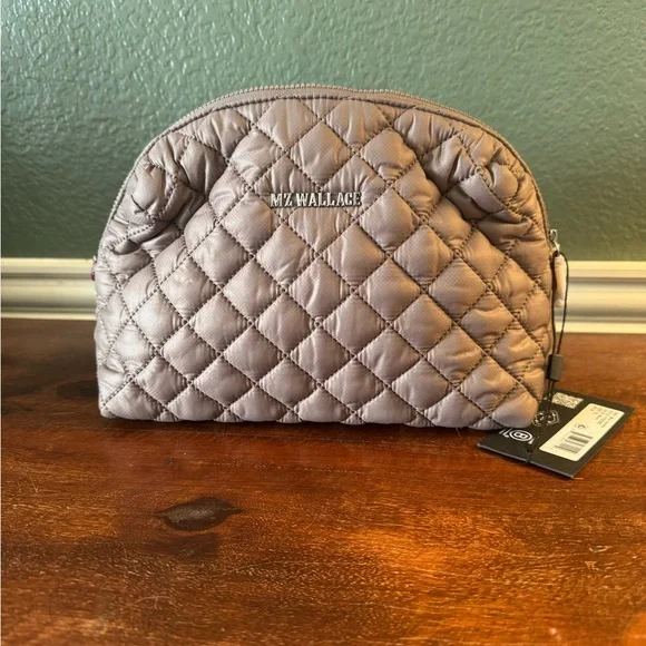 MZ Wallace Mauve Mica Cosmetic pouch NWT - Picture 2 of 4